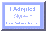 Siyowin's Adoption Certificate